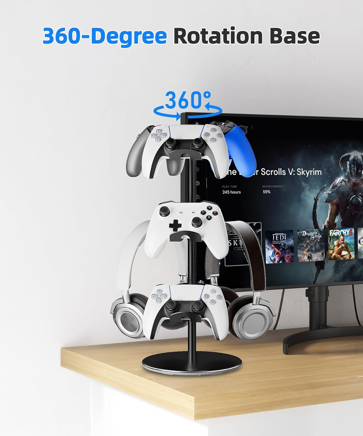 Premium Aluminum Alloy Gamepad Stand